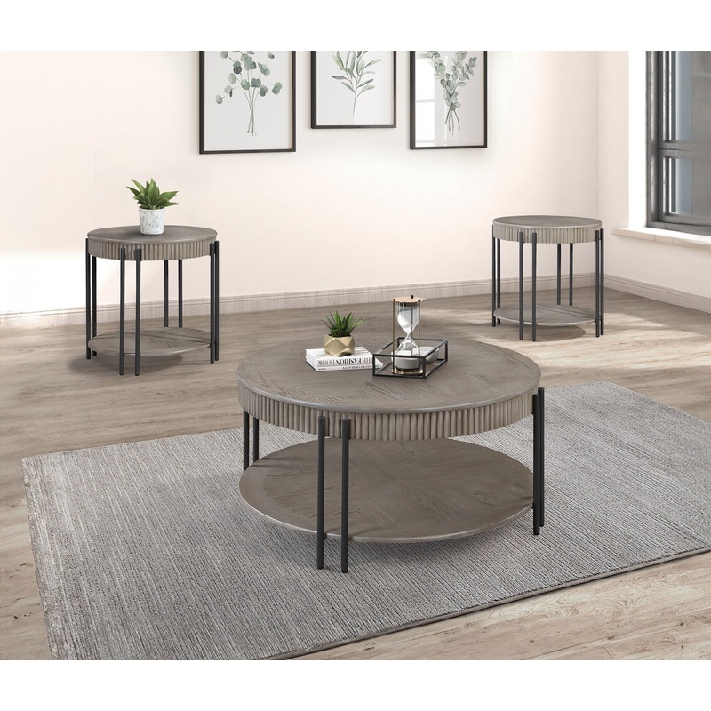 Providence – Table Set (Coffee & 2 End Tables) – Light Brown