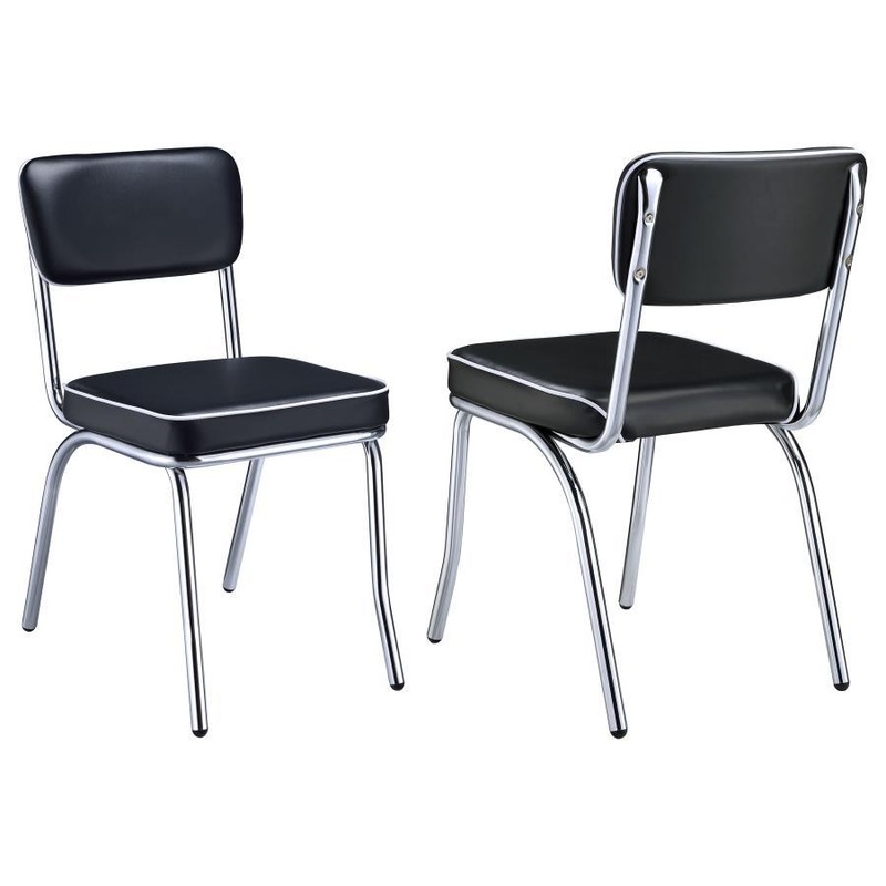 Retro – Upholstered Dining Side Chair (Set of 2)