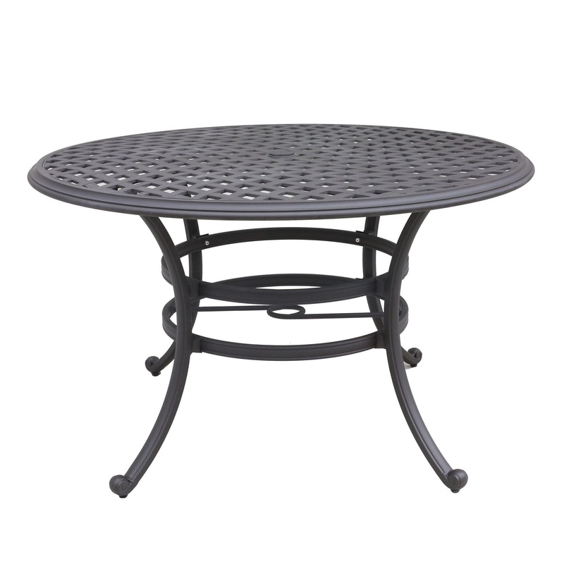Round Dining Table – Espresso Brown