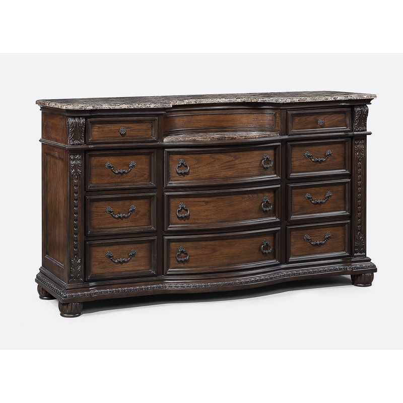Stanley – Bedroom Dresser|Dark Brown|Dressers|Dresser & Mirror