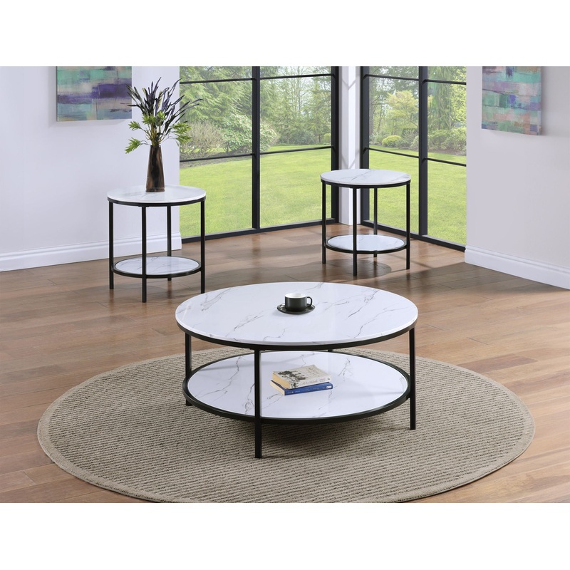 Valerie – Table Set (Coffee & 2 End Tables) – White