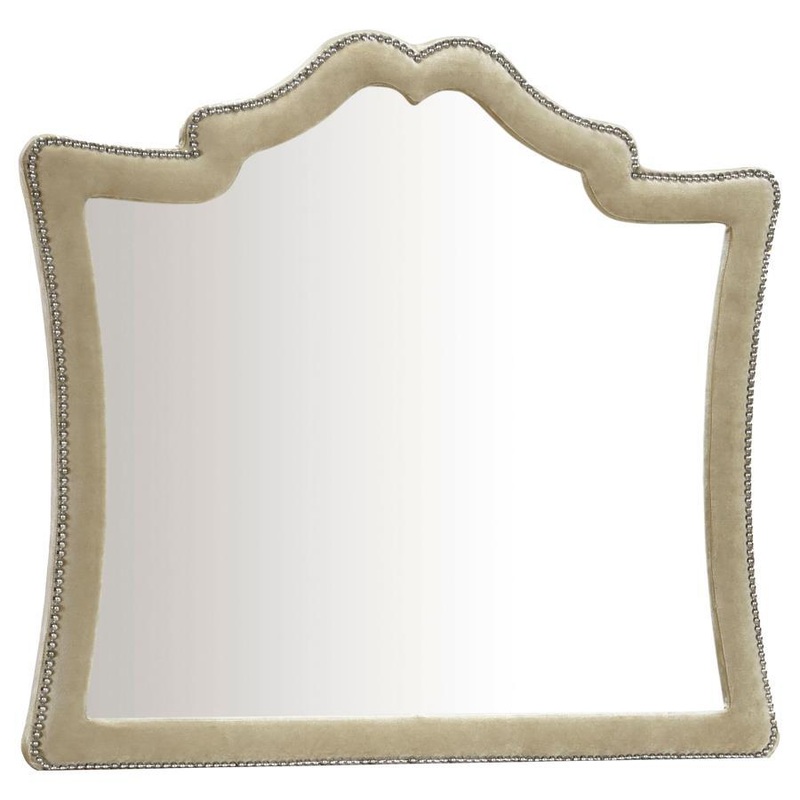 Antonella – Upholstered Dresser Mirror