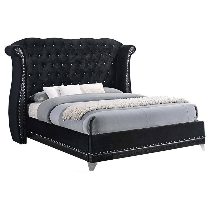 Barzini – Upholstered Wingback Bed