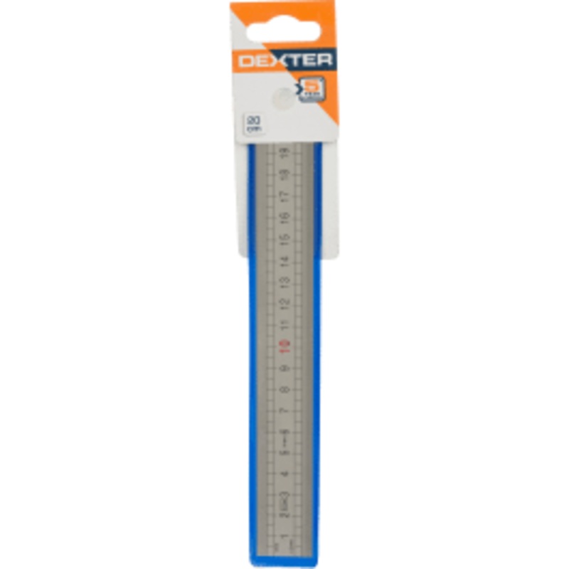 DEXTER 200MM STAINLESS STEEL RULER