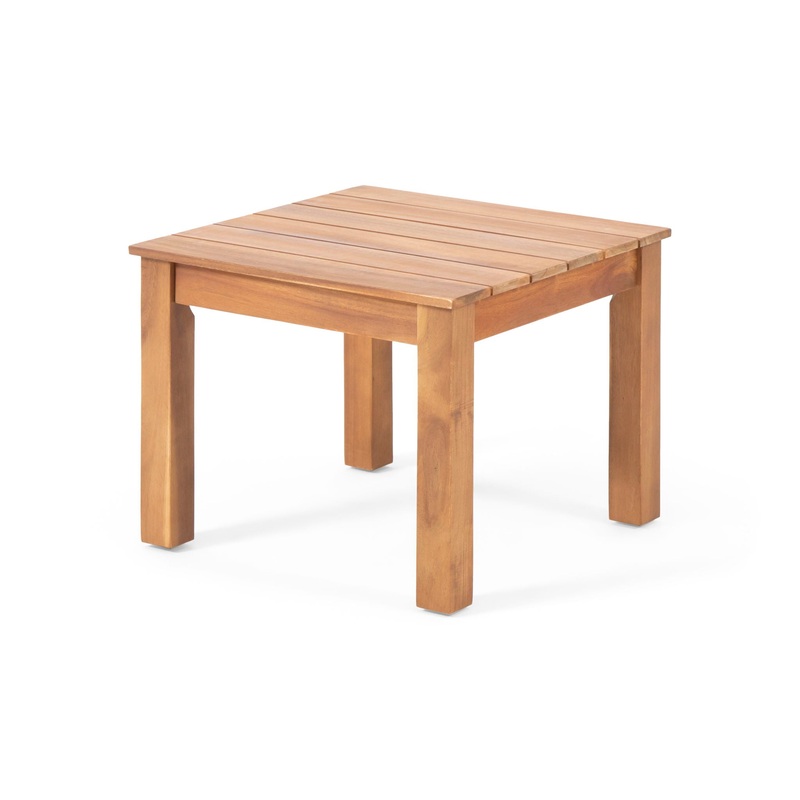 Halcyon – Outdoor Side Table With Slat Design