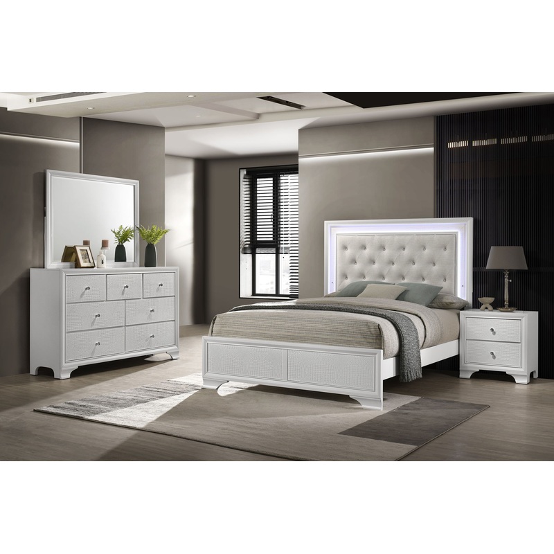 Lyssa – Bedroom Set – Oat / Frost