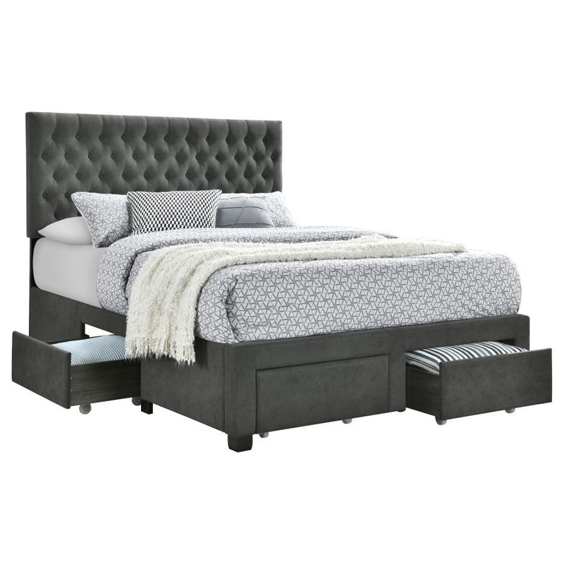 Soledad – Upholstered Storage Panel Bed