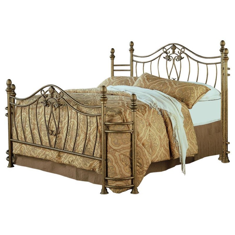 Sydney – Metal Open Frame Bed|Bronze|King