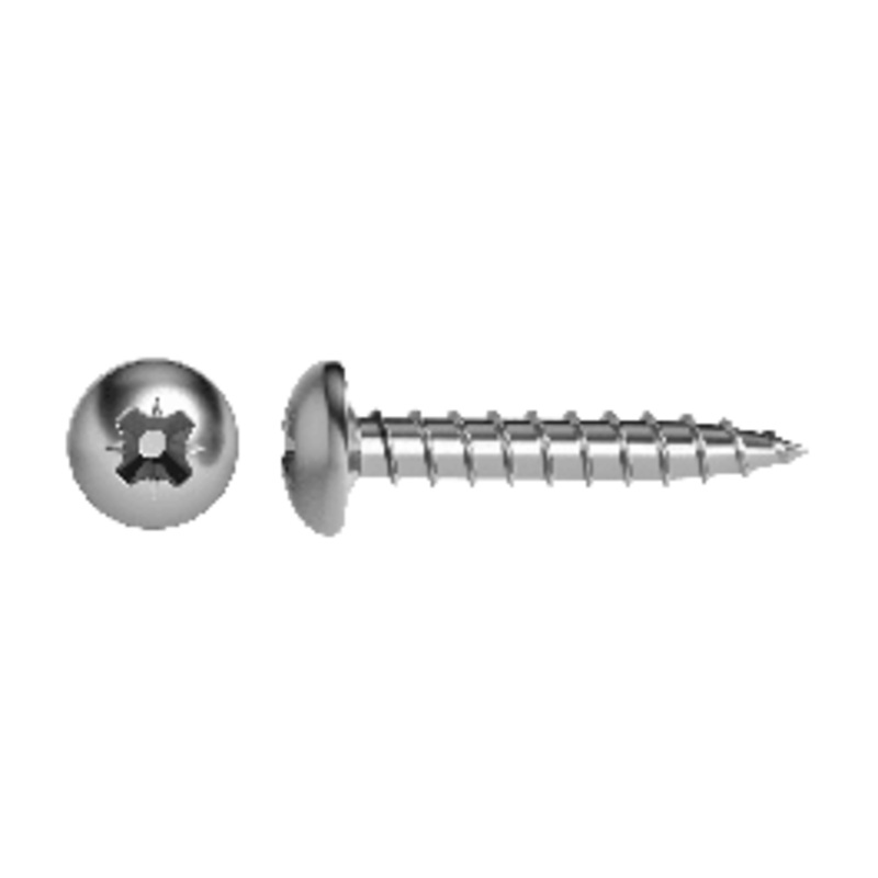 ZI STEEL ROUND HEAD WOOD SCREWS