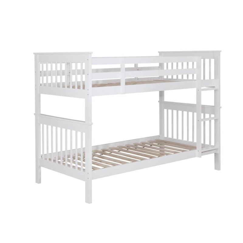 Chapman – Wood Bunk Bed|White|Black|Twin over Twin|Twin over Full|Full over Full