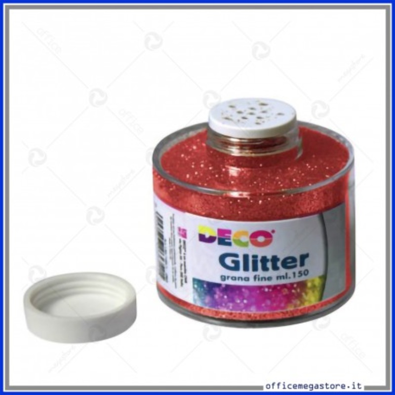 GLITTER IN 125ML RED JAR