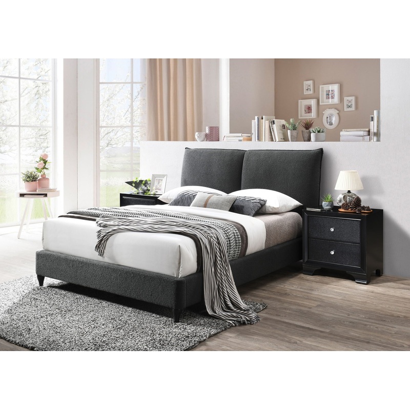 Jenn – King 2 Piece Bedroom Set – Charcoal