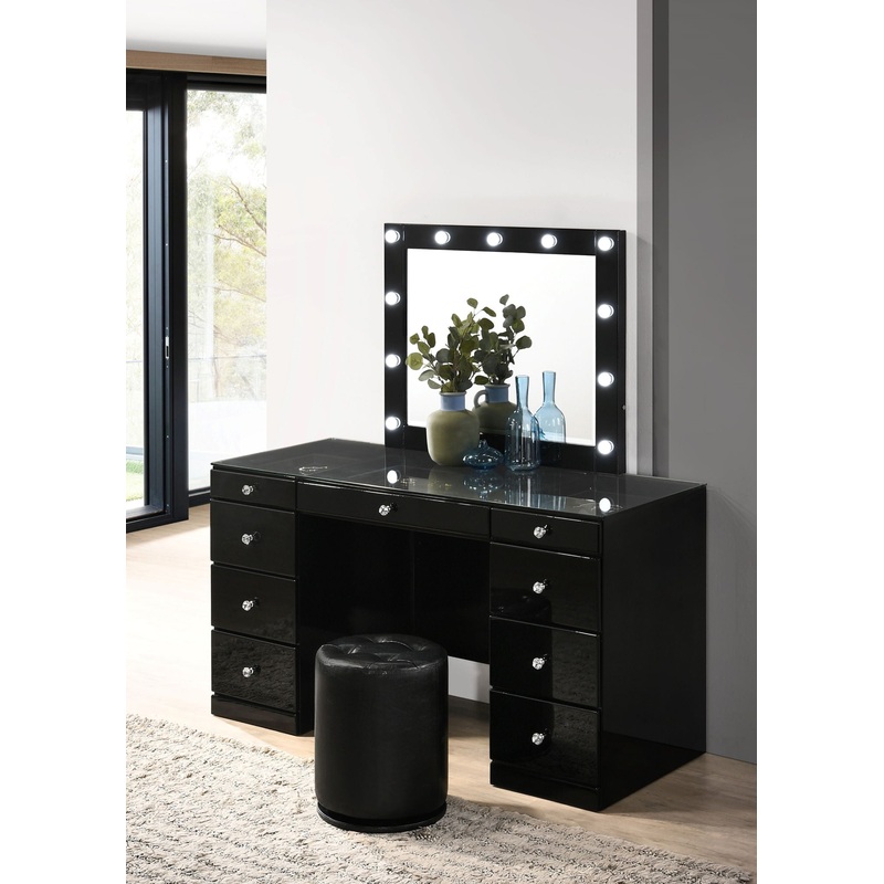 Avery – Vanity Set|Black