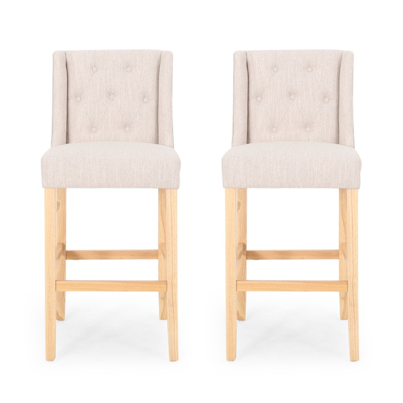Ethereon – Tufted Counter Stool (Set of 2)