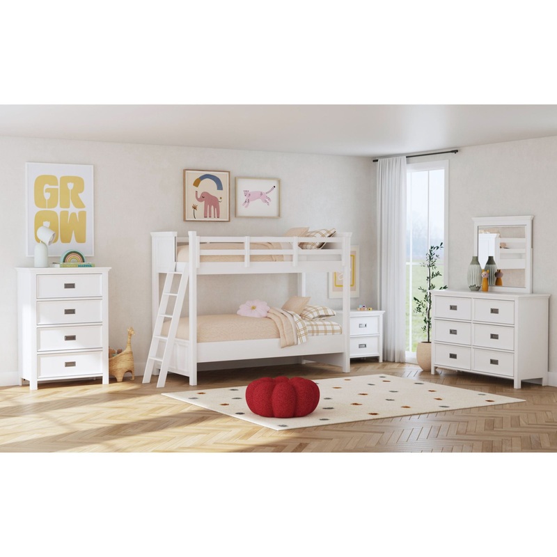 Hampton Kids – Bunk With Ladder Bedroom Set