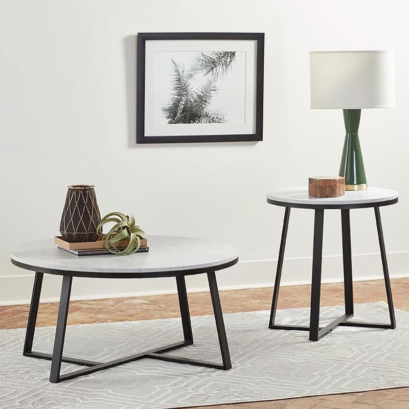 Hugo – Faux Marble Coffee Table Set