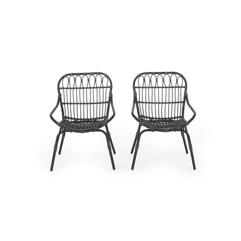 Monsoon – Outdoor Accent Chair With Open Weave Design
