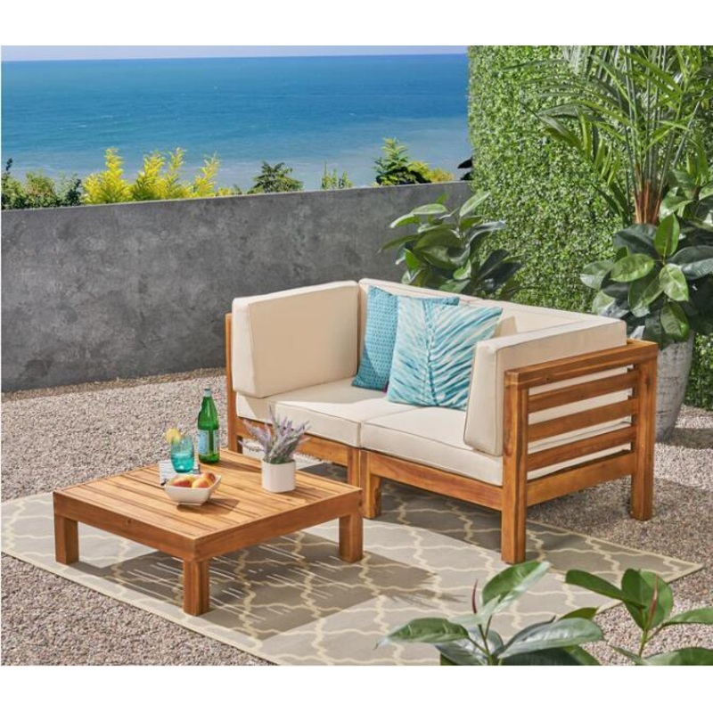 Oana – 3 Piece Love Seat Set With Coffee Table