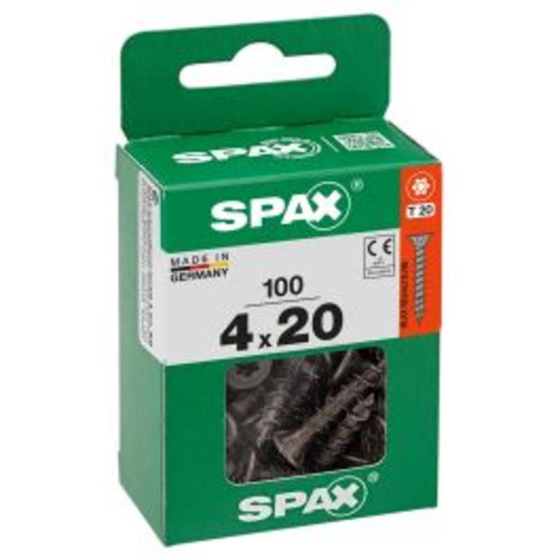 SPAX TSP T-STAR PLUS BLACKS 4X20 M 100 PCS