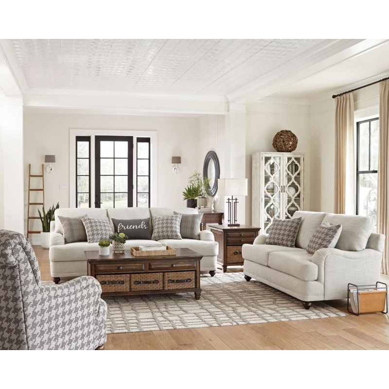 Glenn – Sofa Upholstered Set|Gray|2 Pc. Sofa, Loveseat|3 Pc. Sofa, Loveseat, Chair