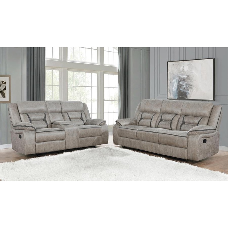 Greer – Upholstered Reclining Sofa Set