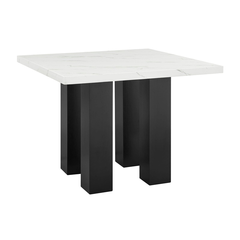 Parkside – Counter Height Table – White / Black