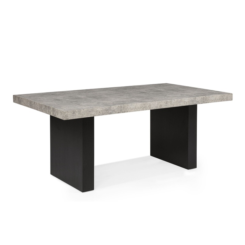 Sebastian – Dining Table – Black / Gray