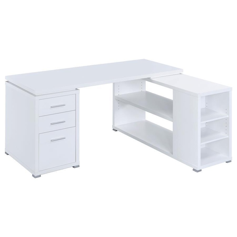 Yvette – 3-Drawer L-Shape Computer Desk