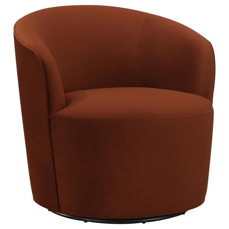 Joyce – Upholstered Barrel Back Swivel Chair