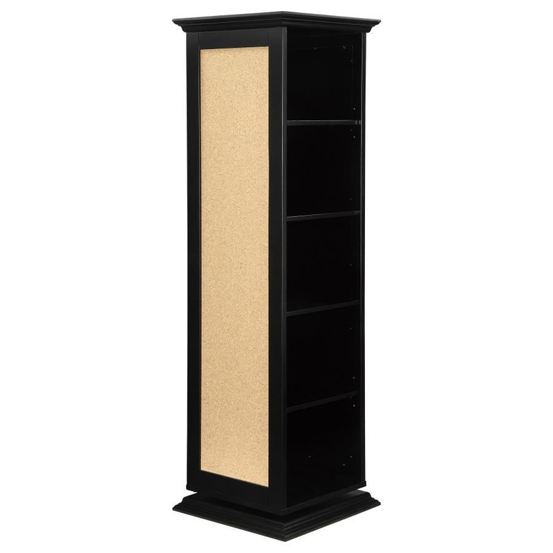 Robinsons – Swivel Accent Cabinet With Cork Board