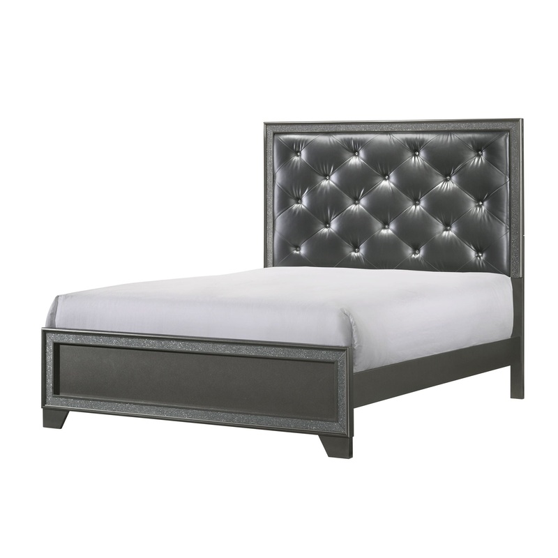 Kaia – Bed|Dark Gray|King|Queen