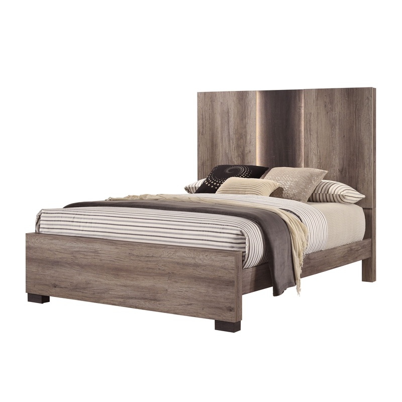 Rangley – Bed|Dark Gray|Light Brown|Black|King|Queen