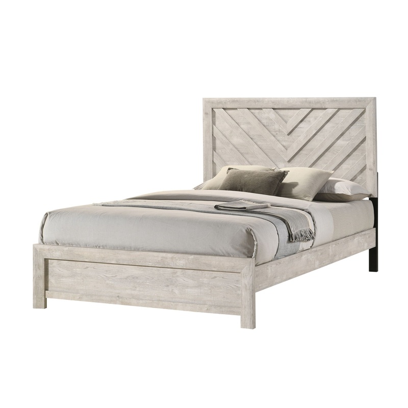 Valor – Panel Bed|Beige|Dark Gray|Light Brown|Full|King|Queen|Twin