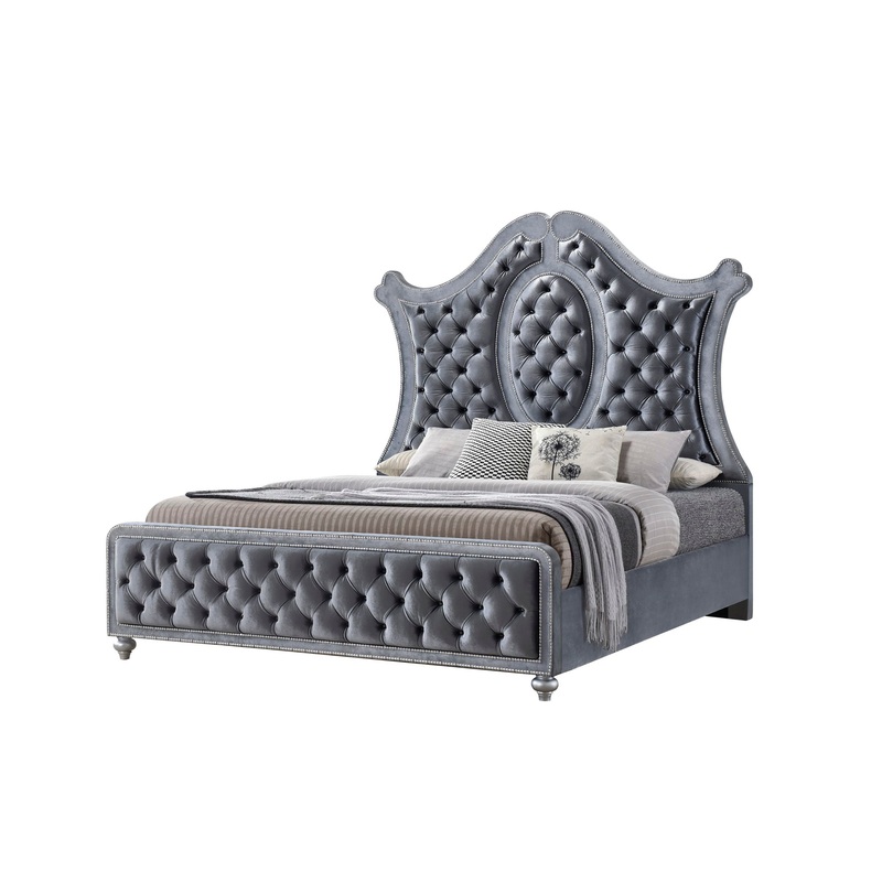 Voltare – Bed|Dark Gray|King|Queen