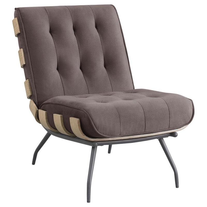 Aloma – Upholstered Tufted Armless Accent Chair