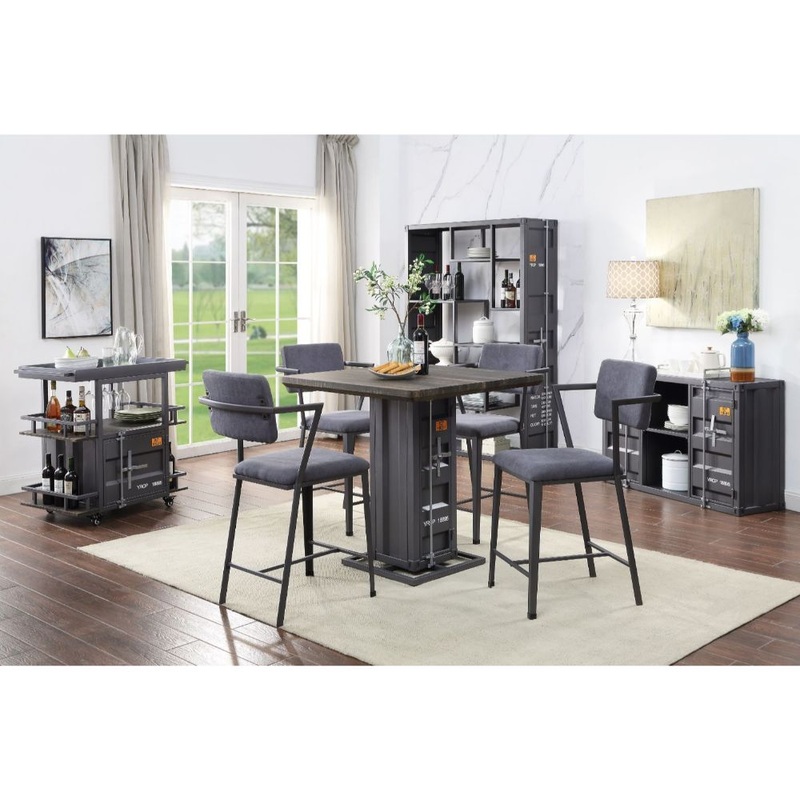 Cargo – Counter Height Table|Gunmetal