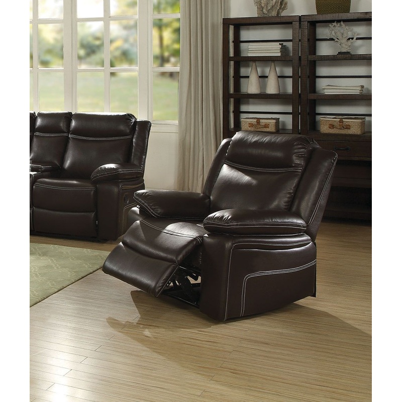 Corra – Motion Recliner – Espresso Synthetic Leather