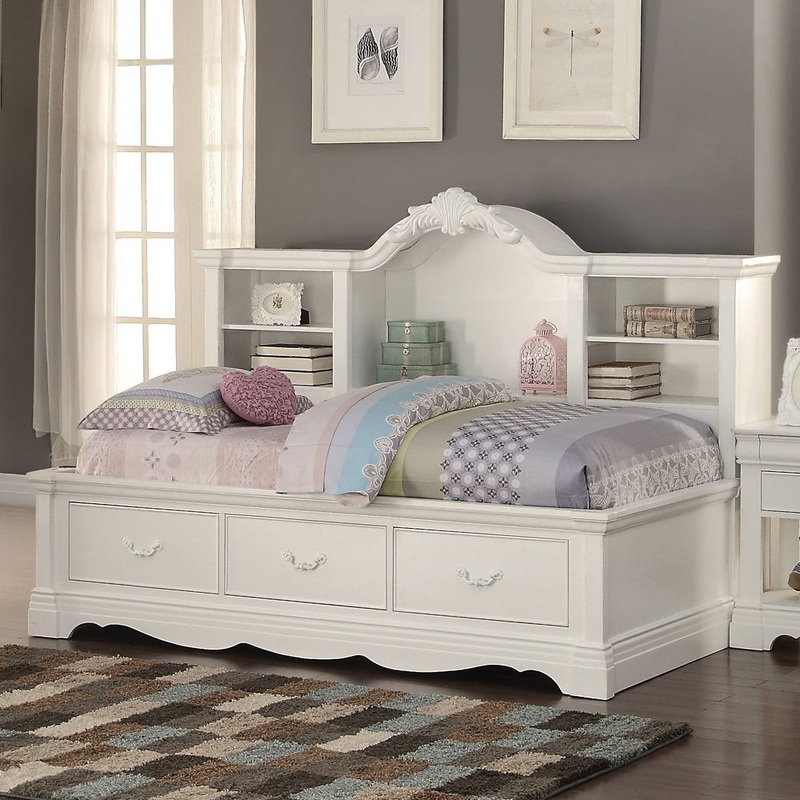 Estrella – Twin Daybed With Storage – White