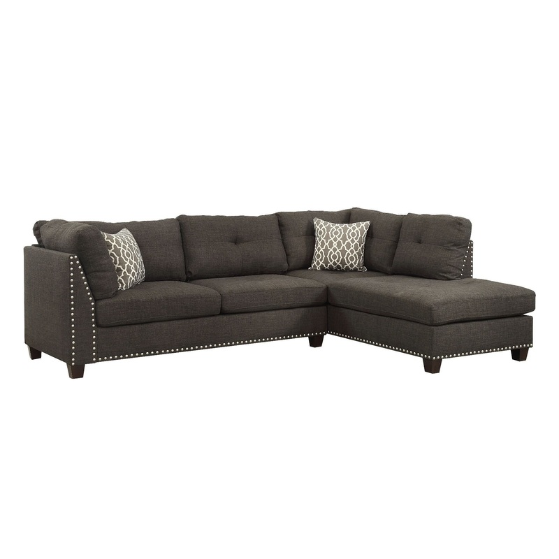 Laurissa – Sectional Sofa & Ottoman (2 Pillows)