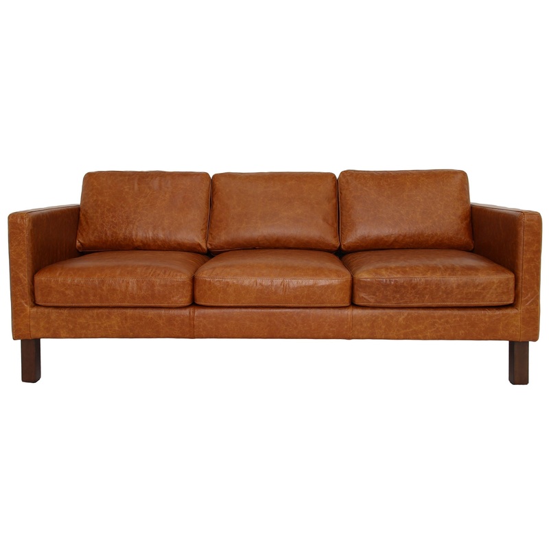 Memphis – Waxy Sofa – Cognac