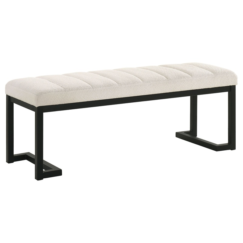 Mesa – Boucle Upholstered Tufted Accent Bench