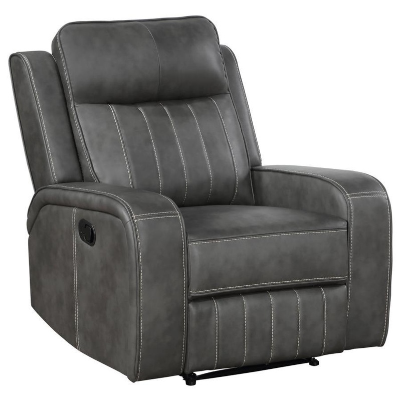 Raelynn – Upholstered Track Arm Recliner