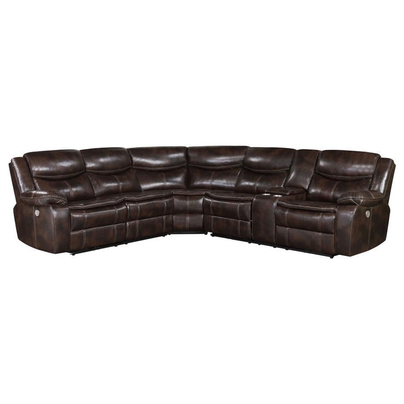 Sycamore – Upholstered Power Reclining Sectional Sofa