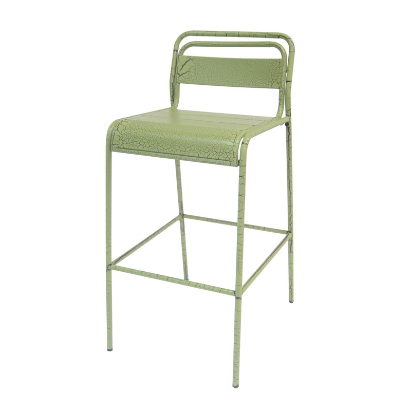 Carmella – Outdoor Barstool|Orange|Green|2 Pieces|6 Pieces
