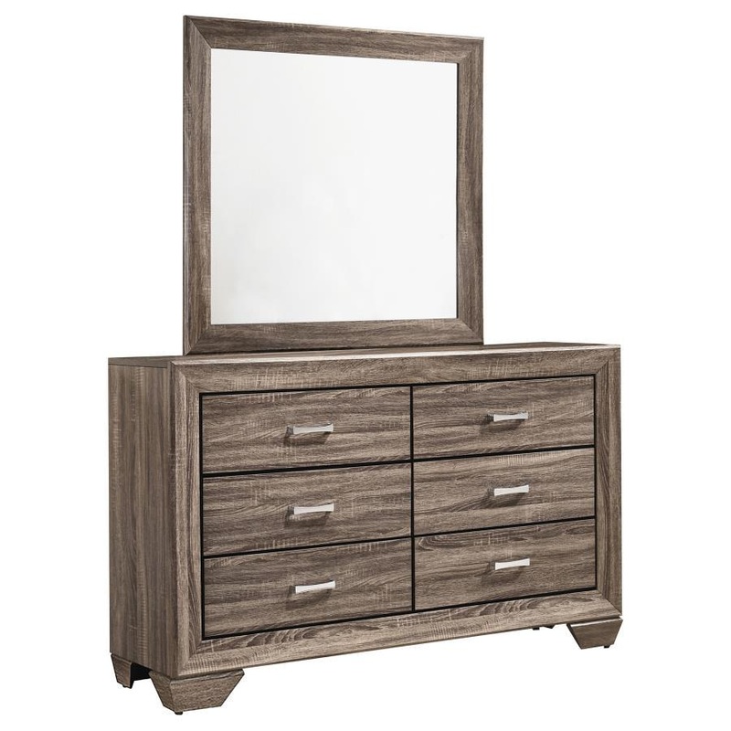 Kauffman – 6-Drawer Dresser with Mirror