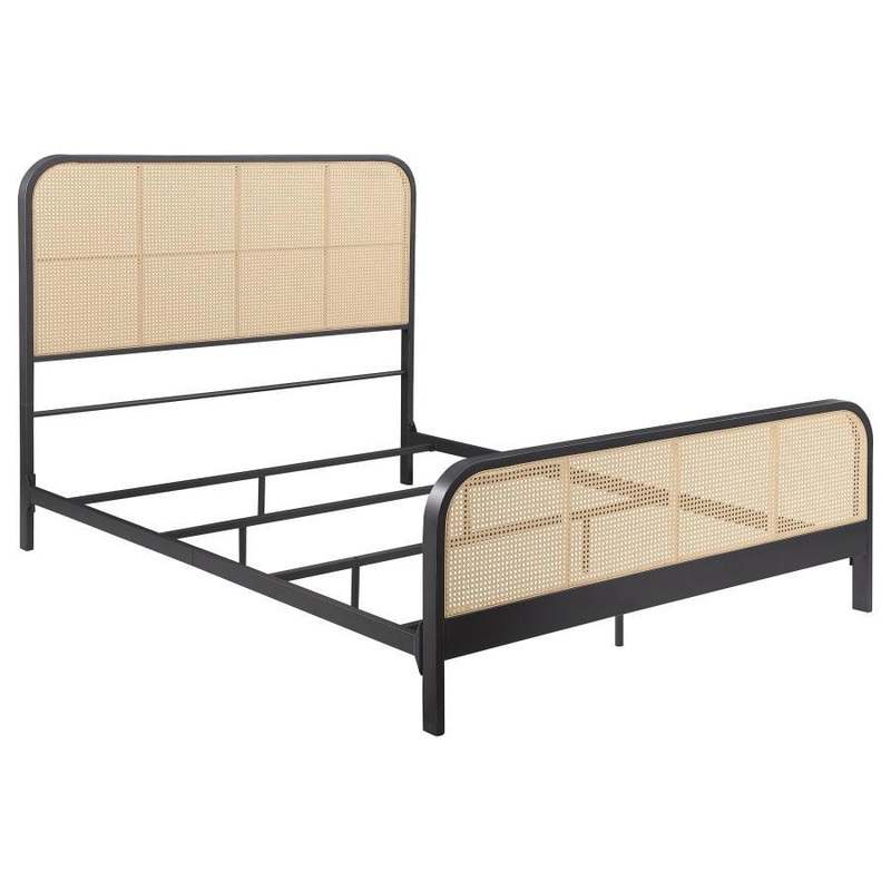 Lanewood – Open Cane Rattan Metal Bed