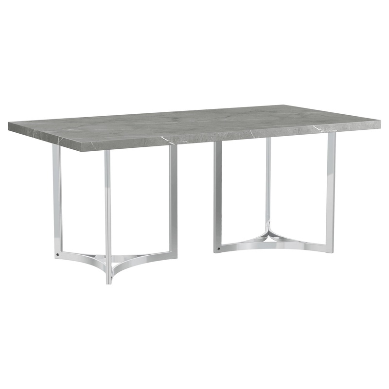Sterling – Rectangular Dining Table – Gray