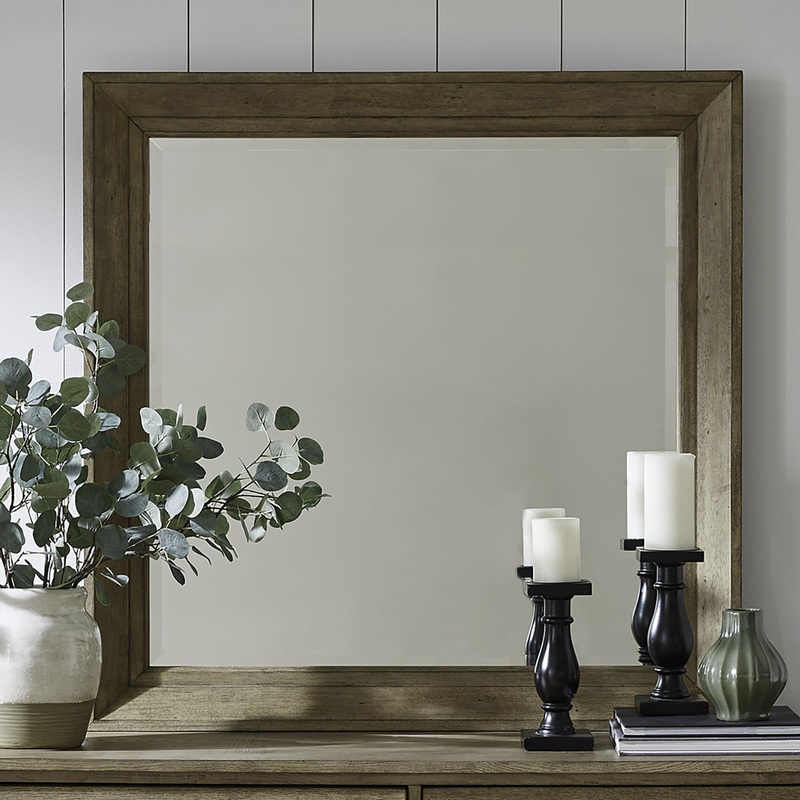 Grandpas Cabin – Mirror – Light Brown