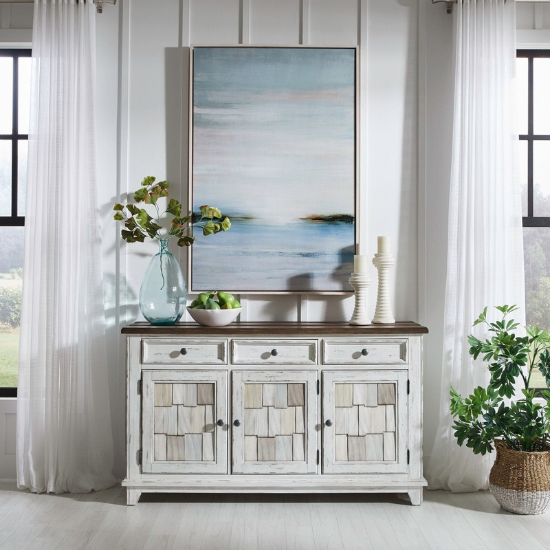 River Place – Accent Server – White