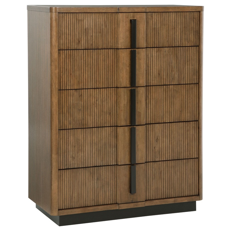 Terrace – 5-Drawer Chest Of Drawers – Ash Brown
